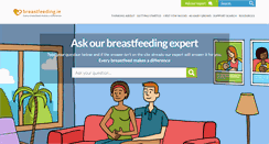 Desktop Screenshot of breastfeeding.ie