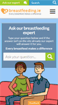 Mobile Screenshot of breastfeeding.ie